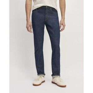 Everlane The Selvedge Slim Fit Jeans Indigo Organic Cotton Denim Men's 28x30 NWT